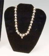 Necklace Displays - Small Black Velvet Stand