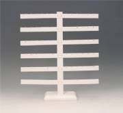 Earring Displays - Six Tiered White