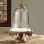  Glass Domes - Large 10" x 17" Rooster Cloche