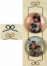 Plate Hangers - Wrought Iron Double