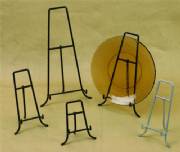 Plate Easels - Metal Straight Edge