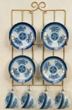 Cup and Saucer Hanger - Stacked Four Place