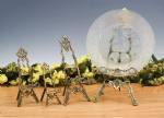 Plate Easel - Ornate Brass