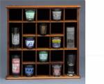 Collectors Case - Miniature Curio Display or Shot Glass Display