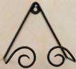 Platter Hangers - Wrought Iron Platter Hanger