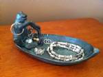   Jewelry Holder - Rowing Frog