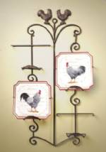 Plate Hanger - Chanticleer 4 Plate Rack