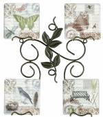 Plate Holder - Twig And Leaf Mini