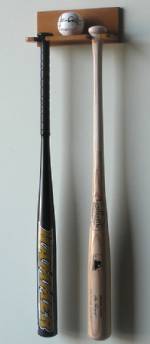 Display Cases - Baseball Bat - Bats & Ball Rack