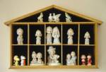Curio Cabinets -  10 Opening Horizontal