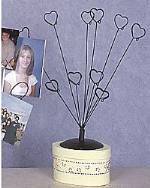 Photo Holders - 10 Clasp Heart