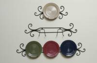 Plate Hangers - Iron Horizontal Scroll