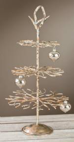 Ornament Trees - Three Tier Brushed Gold