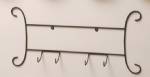 Plate Rack - Modern Scroll Horizontal 2 Place