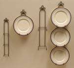 Plate Hangers - Curly Cue Vertical Holders