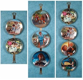Solid Brass Diplays Classic Style Plate Racks