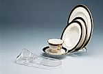 Cup and Saucer Plate Displays - 4 or 5 Piece Setting