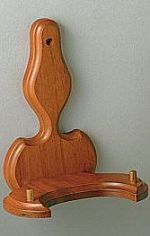 Plate Holders -  Walnut Plate Hanger
