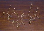 Plate Easels - Wire - Music Note Scroll