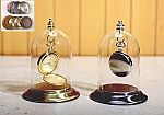   Glass Pocket Watch Domes -  Top Hook & Knob 3" x 4�"
