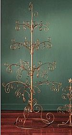 Ornament Trees - Regent Display Tree 69" Gold - Large