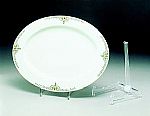 Adjustable Clear Platter Stand