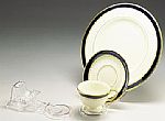 Cup and Saucer Plate Displays - 3 Piece Setting 8"