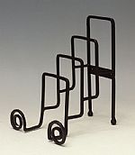 Plate Stands - Wrought Iron Four Tiered Plate Holder