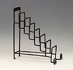 Plate Stands - Wrought Iron Seven or Eight Place Plate Holder