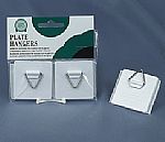 Plate Holders - Self Stick Adhesive Plate Hangers