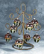  Ornament Trees - Gold Display - 13�"