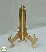 Plate Easels - Hinged - Gold Finish