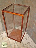   Doll Display Cases - Wood and Acrylic - Square 23" High