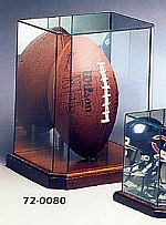 Display Cases - Football - Walnut
