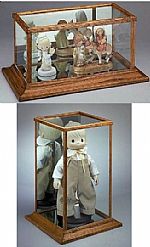 Glass Doll Cases and Curio Cabinets