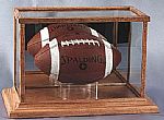 Display Cases - Football - Oak - Medium