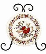 Plate Hangers - Wrought Iron Plate Holder