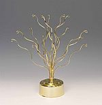 Ornament Trees - Rotating Tabletop - Gold Squiggley Branch