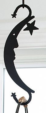 Decorative S Hooks - Moon and Star