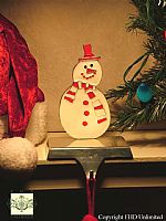 Stocking Hangers - Snowman Animated