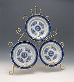 Plate Easels - Wrought Iron Three Place