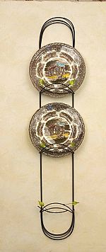 Plate Racks - Twig And Leaf Triple