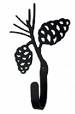 Decorative Hooks - Pine Cones