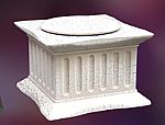 Turntable - Roman Column White
