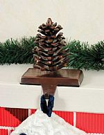 Stocking Hangers -Pine Cone