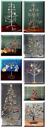 Ornament Trees, Christmas Ornament Stands and Hooks, Multiple Ornament Trees