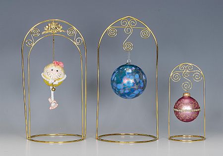Ornament  Stands - Arched - Set of 12