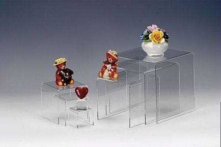 Lucite Risers (Small) - Equal Height  Square