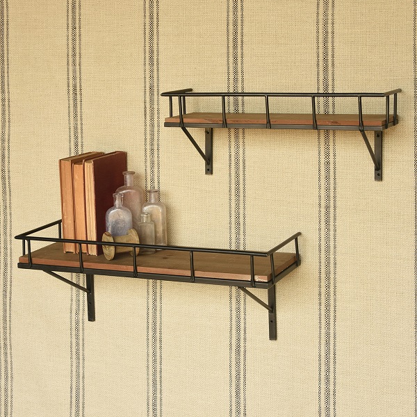 Wall Display Shelf - Plate Wall Shelf - Set of 2