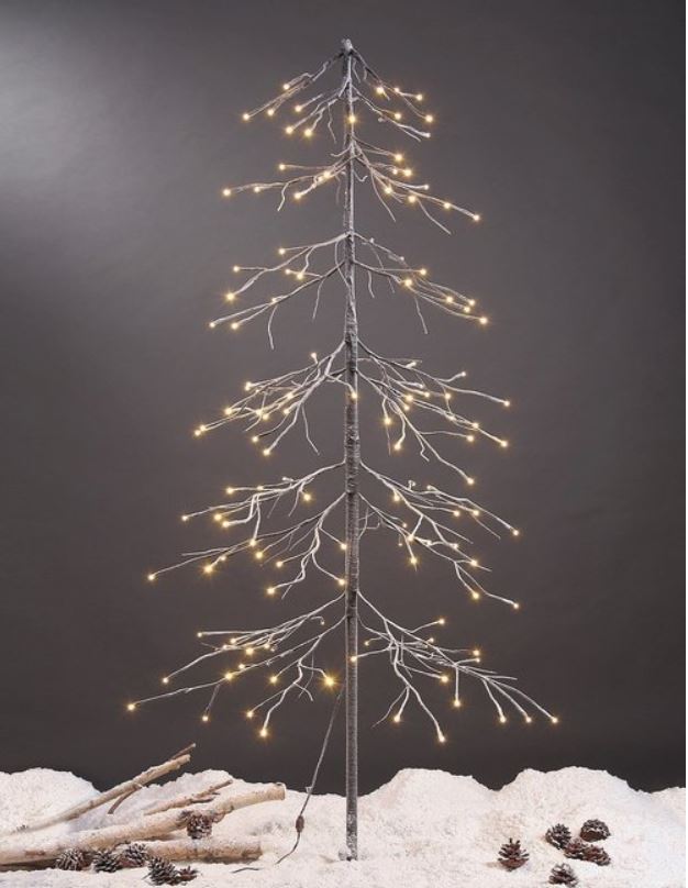 Display TreeS - Lighted Snowy Pagoda Fir Tree 6 Foot- Set of 2